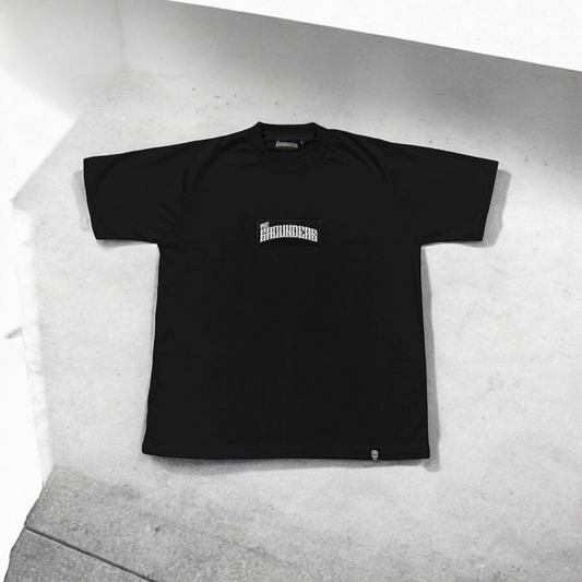 BLACK PATCH TEE | THE GROUNDERS