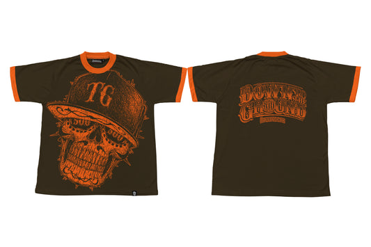 TG SCRIBBLE CHOCO BROWN TEE