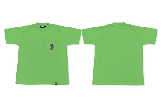 APPLE GREEN SQUARED POCKET TEE | THE GROUNDERS