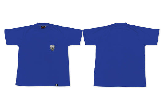 ROYAL BLUE SQUARED POCKET TEE | THE GROUNDERS