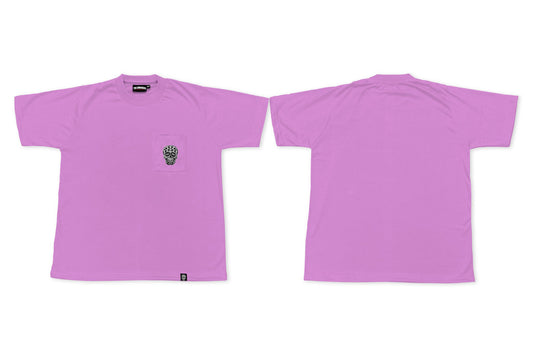 LIGHT PINK SQUARED POCKET TEE | THE GROUNDERS