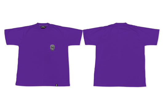 VIOLET SQUARED POCKET TEE | THE GROUNDERS